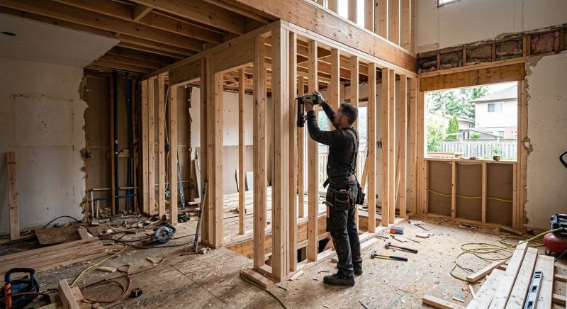 Home Renovation Framing in Wilmington, NC