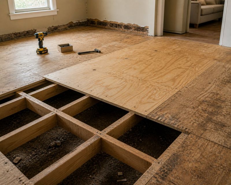 Floor Framing Replacement in Wilmington, NC