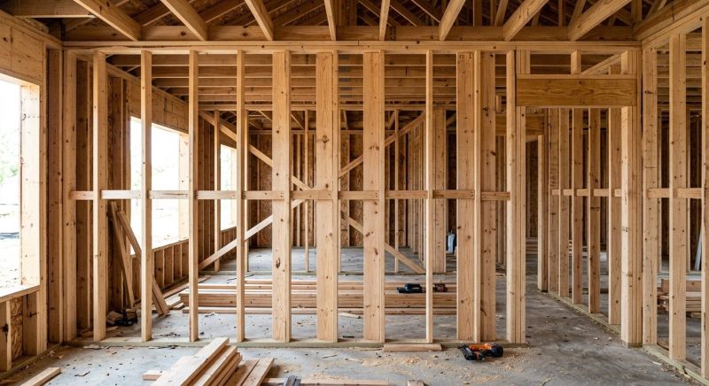 Stud Wall Framing in Wilmington, NC