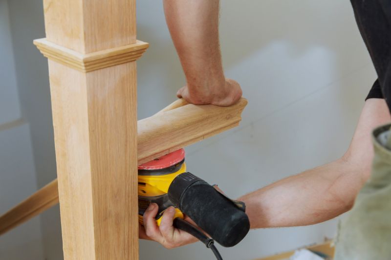 Wooden Banister Installation in Alpharetta, GA