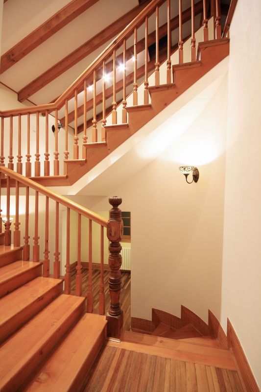 Wooden Banister Installation in Olathe, KS